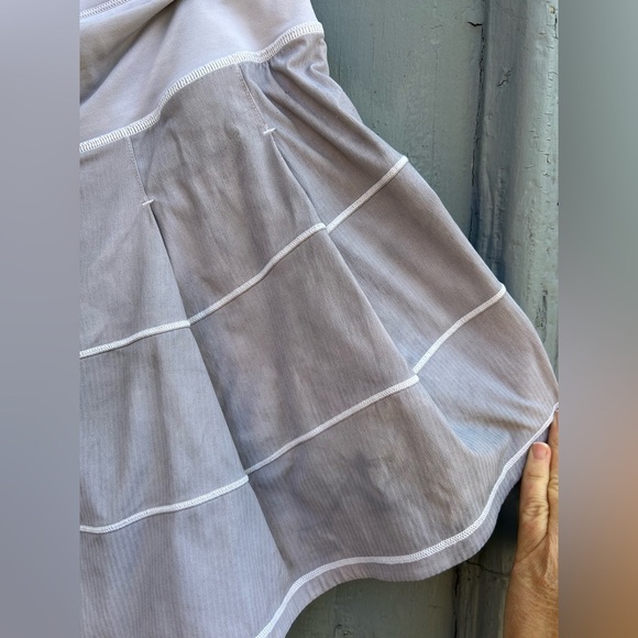 Lululemon lilac tye dye Pace Rival Skirt, size 10 - Picture 8 of 9